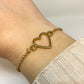 Armband gold Herz offen Schmuck Herzarmband Liebe Freundschaftsarmband